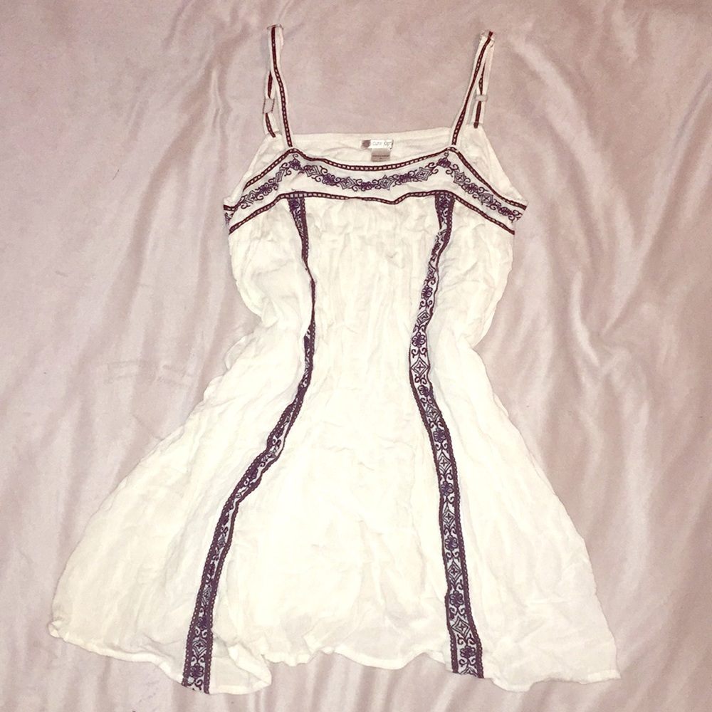 Boho embroidered dress